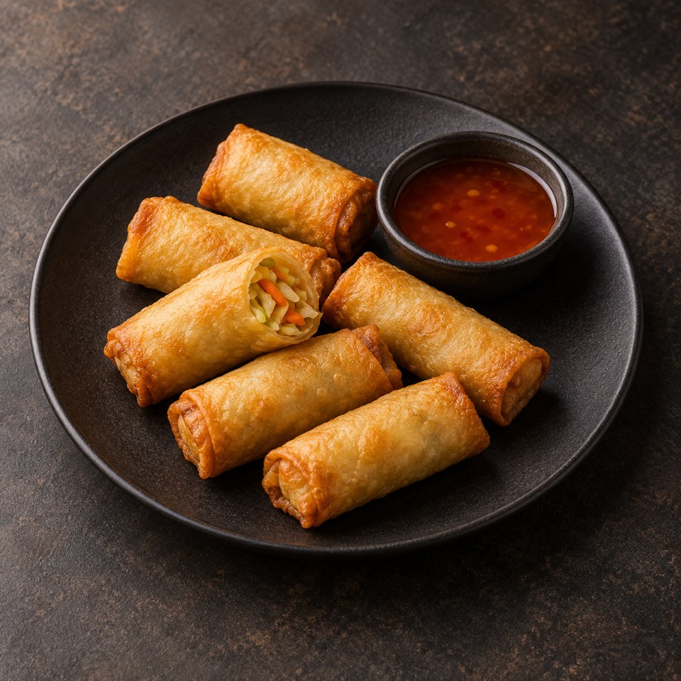 Fresh Vietnamese spring rolls