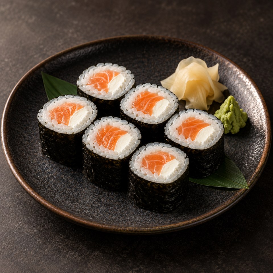 Assorted nigiri and maki